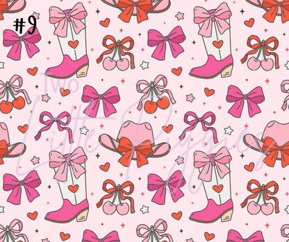 Printed Vinyl - Valentine - Cowgirl