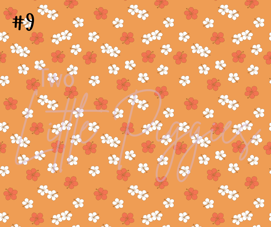 Printed Vinyl - Groovy Summer Collection