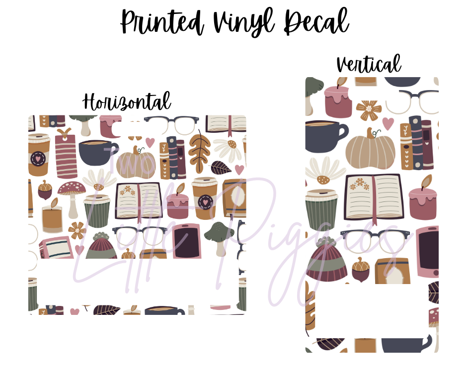 Printed Vinyl - Bookish Autumn