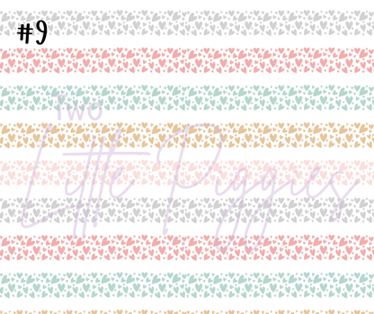 Printed Vinyl - Pastel Rainbow