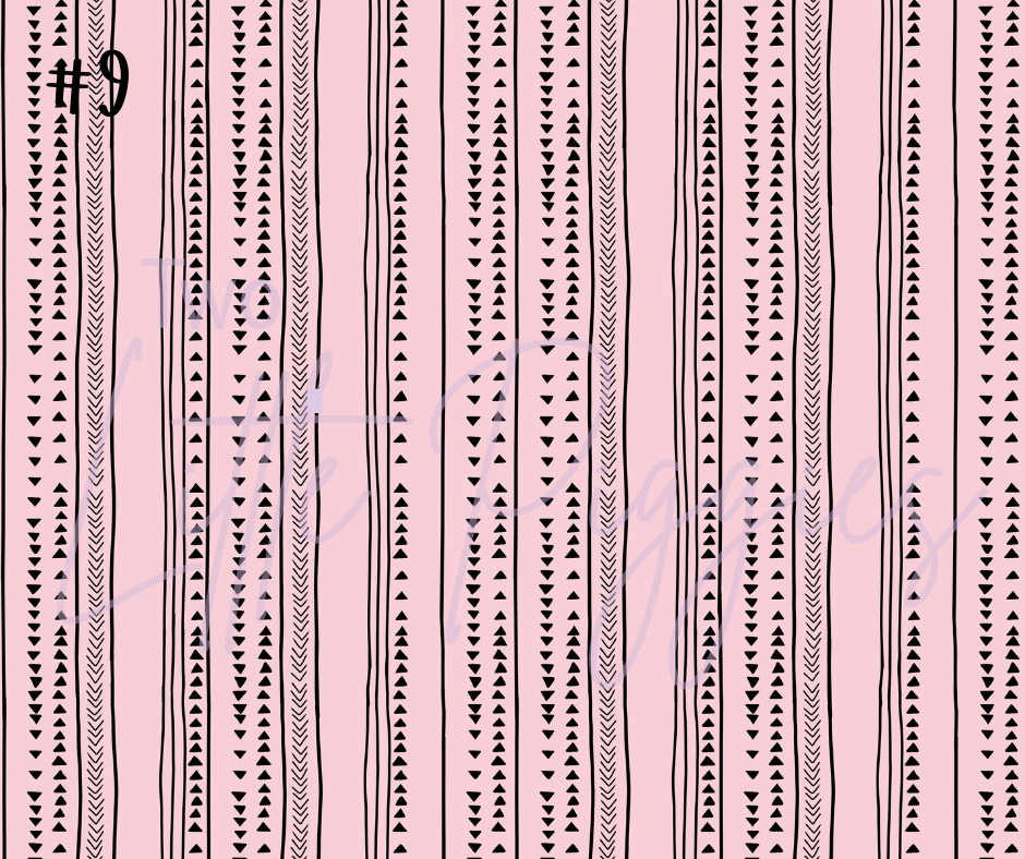 Printed Vinyl - Western Pattern 1 Collection