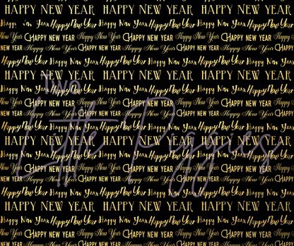 Printed Vinyl - New Years Stars