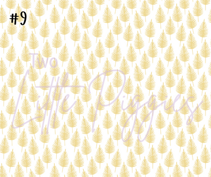 Printed Vinyl - Tropical Leaves Collection