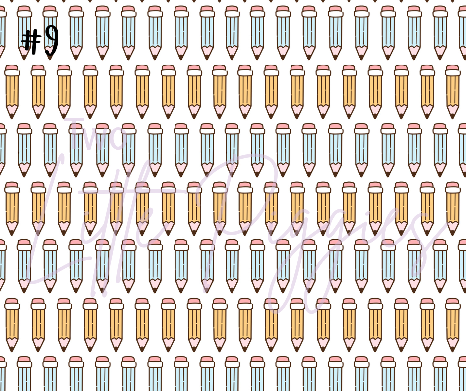 Printed Vinyl - Back to School