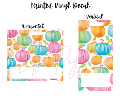 Printed Vinyl - Watercolor Pumpkin