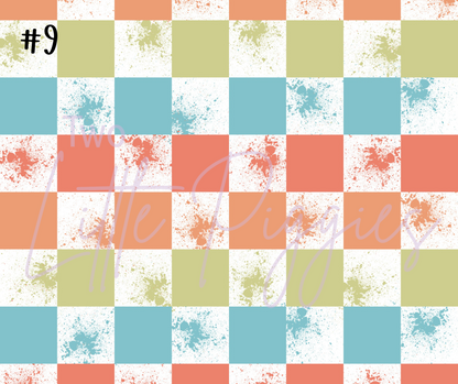 Printed Vinyl - Checkered Good Vibes