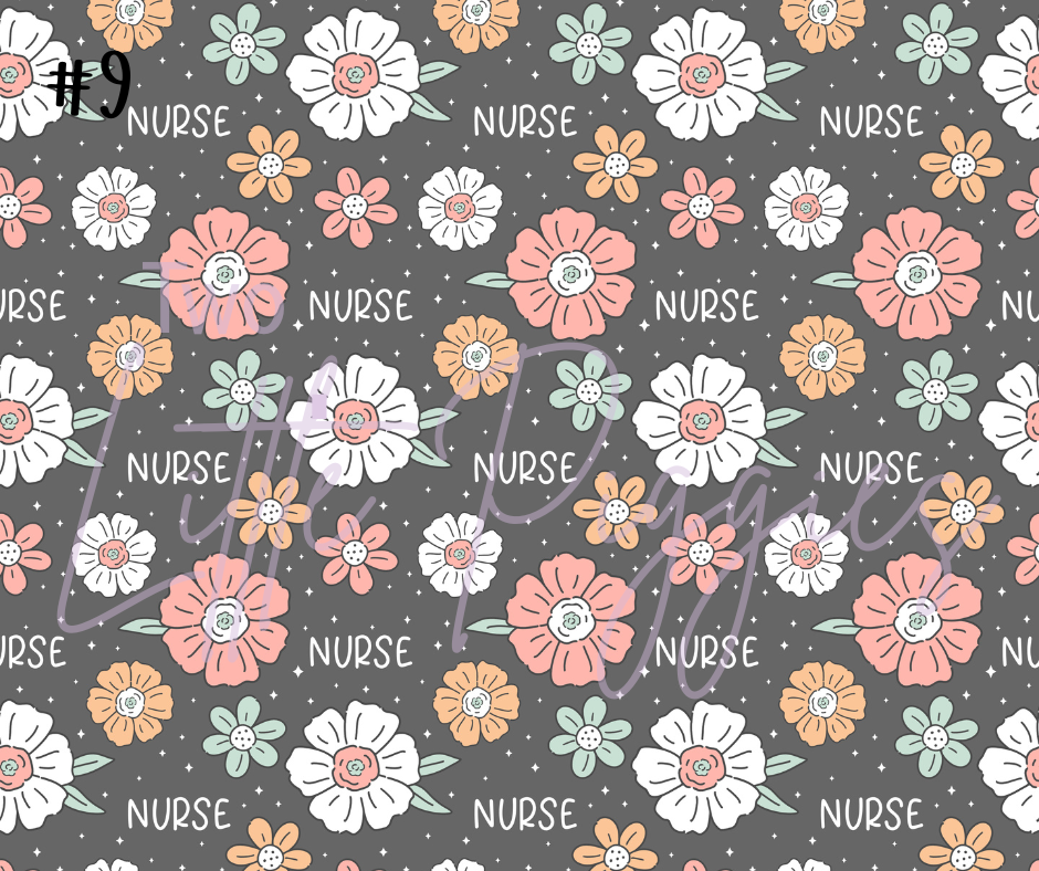 Printed Vinyl - Nurse Life Collection