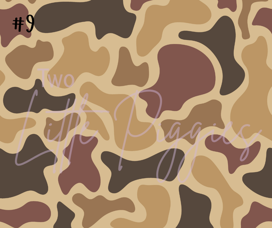 Printed Vinyl - Camouflage