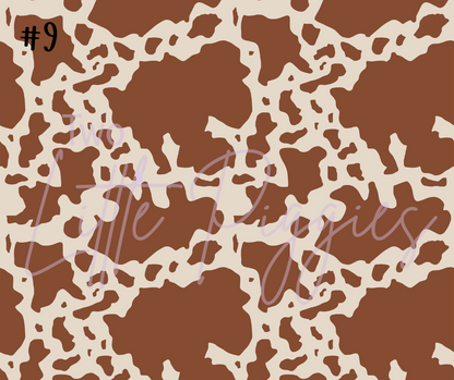 Printed Vinyl - Western Pattern 2 Collection