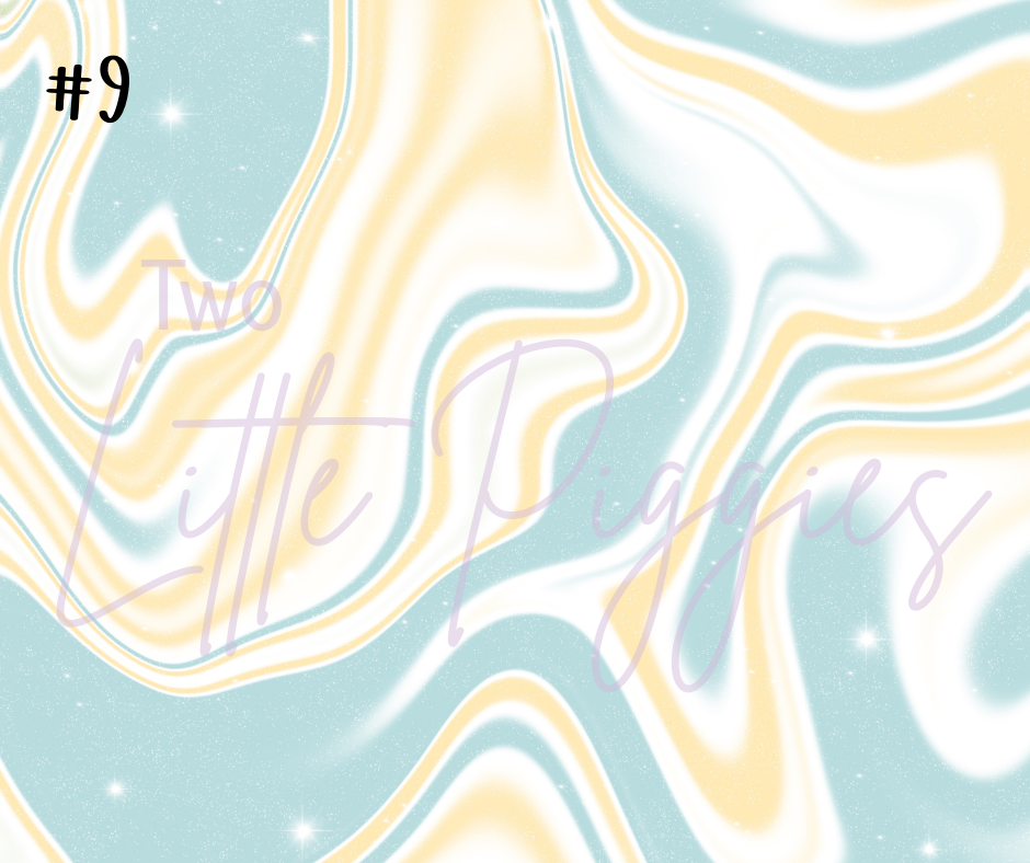 Printed Vinyl - Pastel Ink Spill