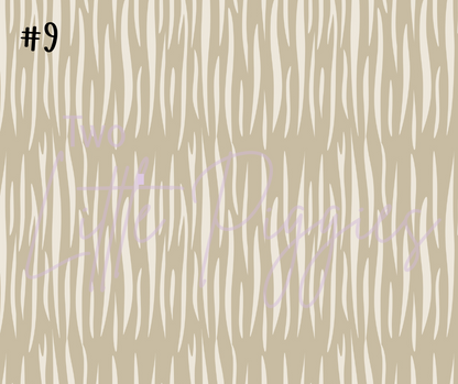 Printed Vinyl - Neutral Safari Collection