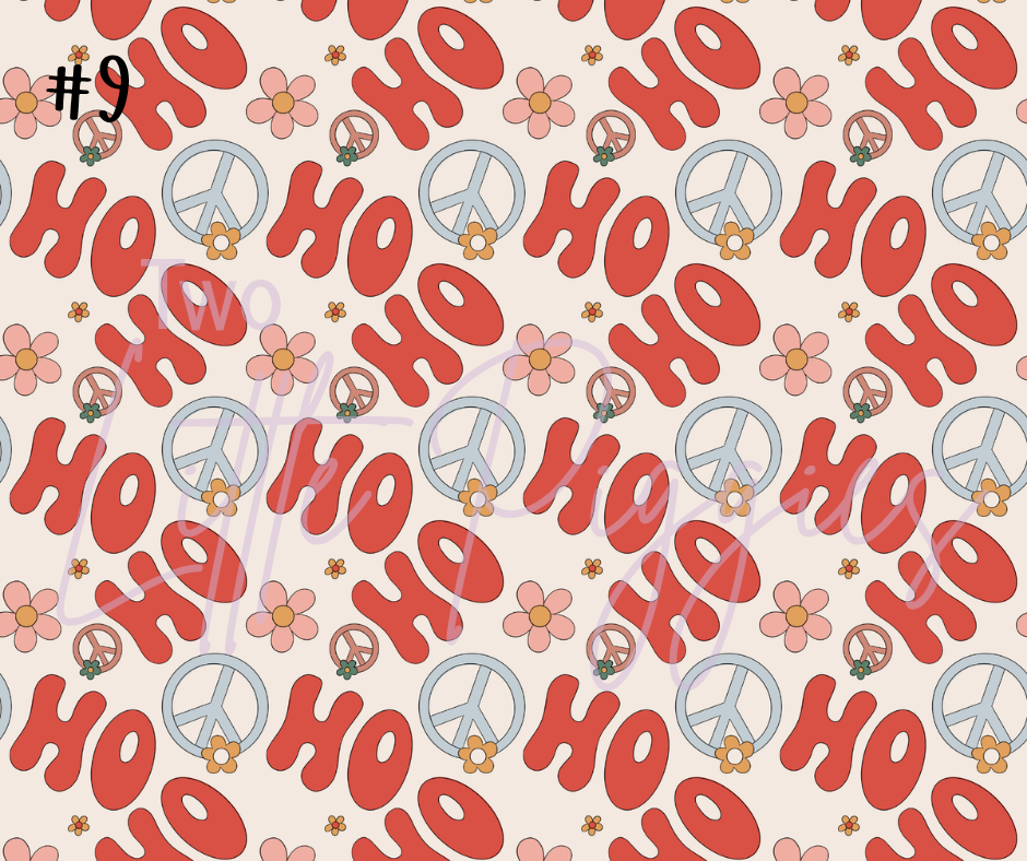 Printed Vinyl - Groovy Xmas