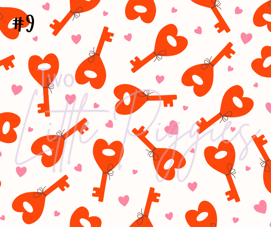 Printed Vinyl - Boho Valentine