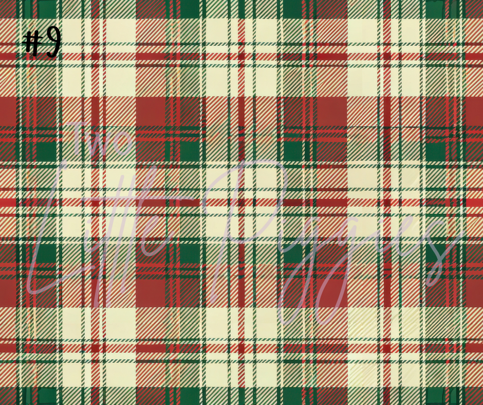 Printed Vinyl - Traditional Christmas