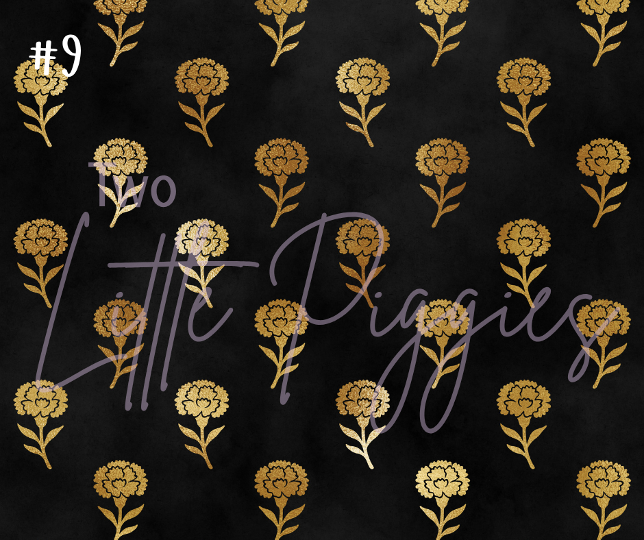 Printed Vinyl - Sagittarius - Black and Gold