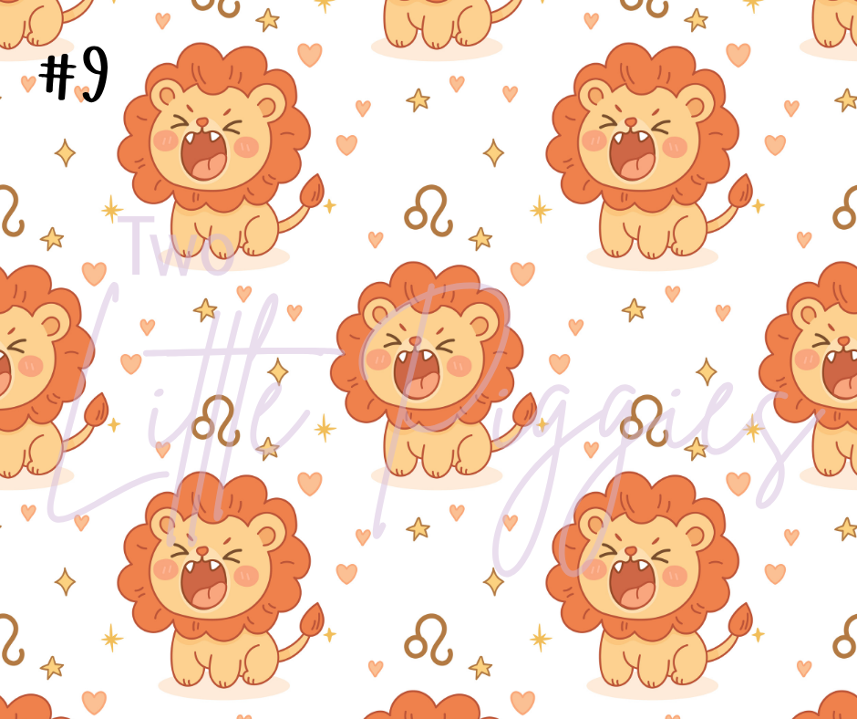 Printed Vinyl - Baby Zodiac