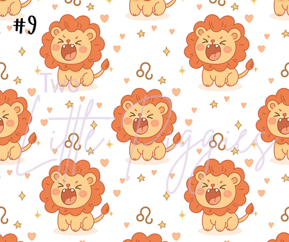 Printed Vinyl - Baby Zodiac