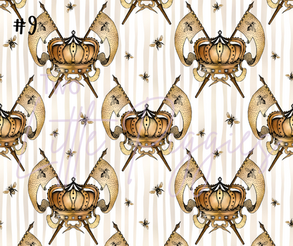 Printed Vinyl - Bumbling Bees