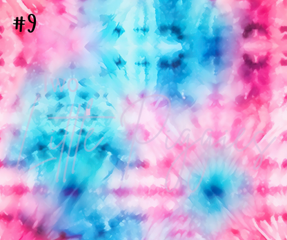 Printed Vinyl - Tie Dye Collection