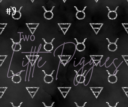 Printed Vinyl - Taurus - Black and Gold