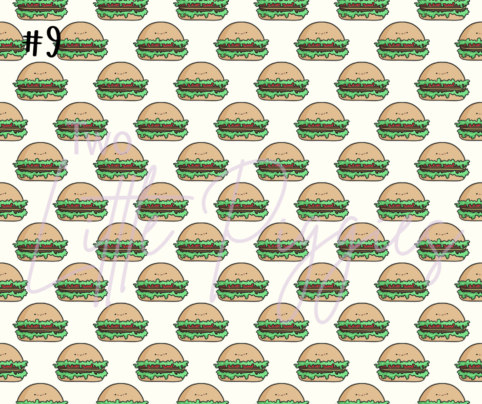 Printed Vinyl - Fast Food
