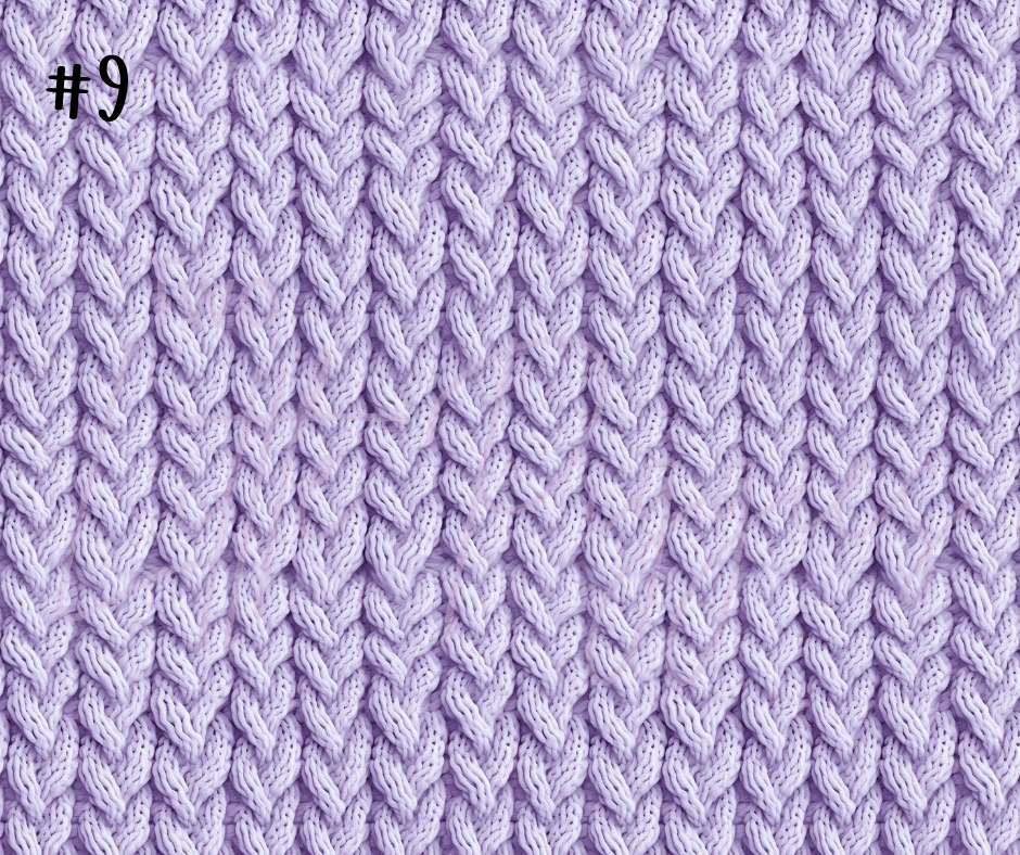 Printed Vinyl - Pastel Knit