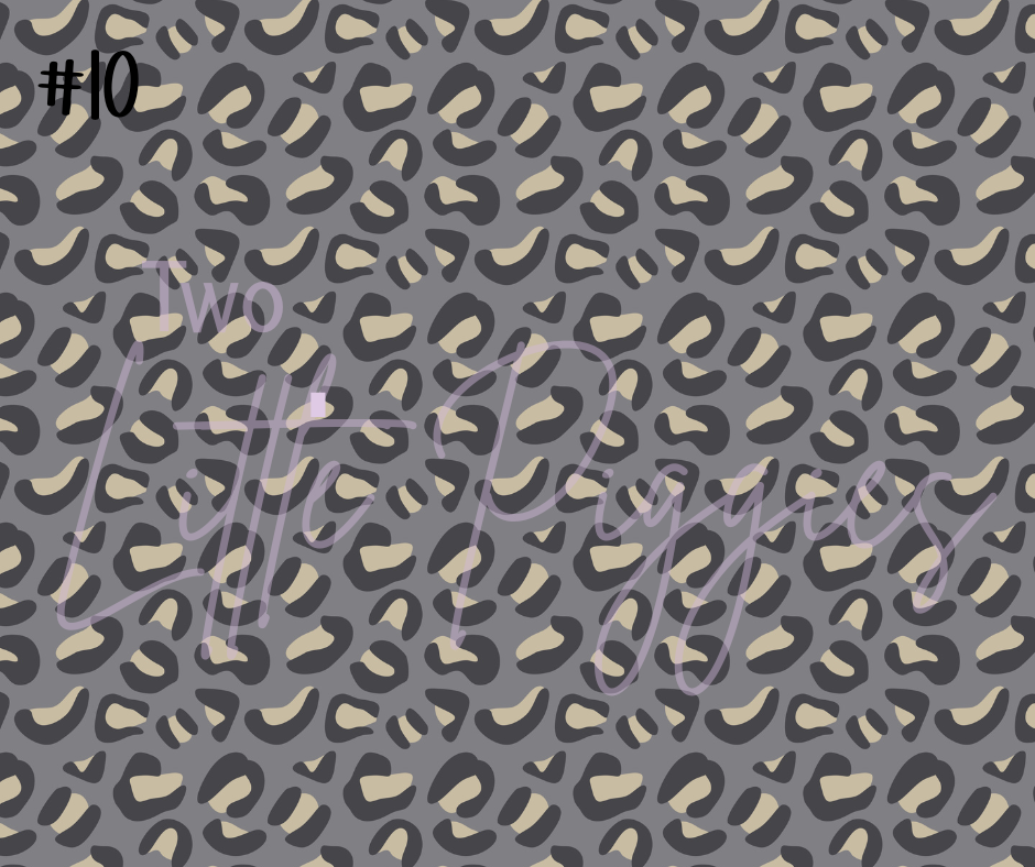 Printed Vinyl - Neutral Safari Collection