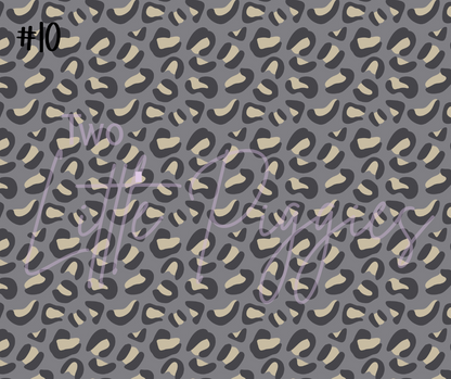 Printed Vinyl - Neutral Safari Collection