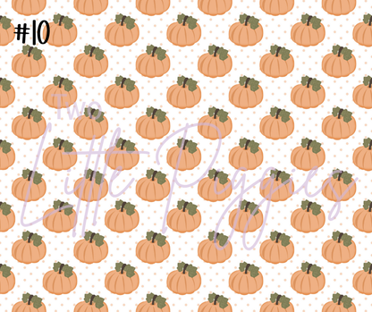 Printed Vinyl - Fall Pumpkins