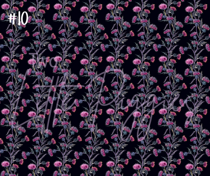 Printed Vinyl - Halloween Gothic Collection
