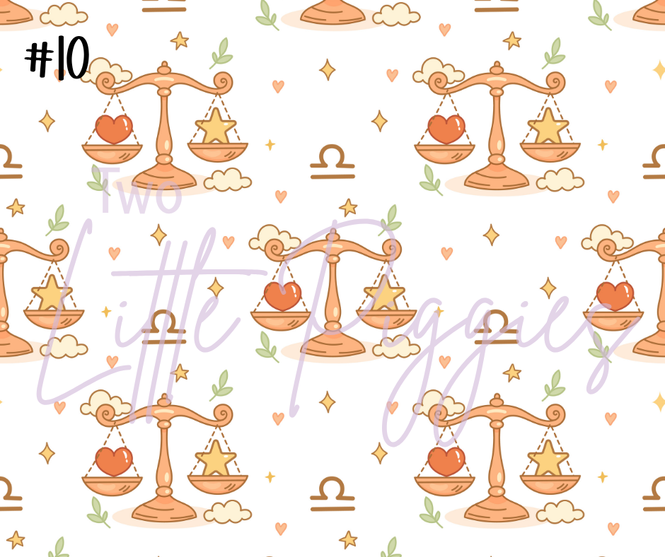 Printed Vinyl - Baby Zodiac