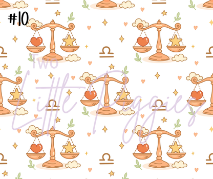 Printed Vinyl - Baby Zodiac