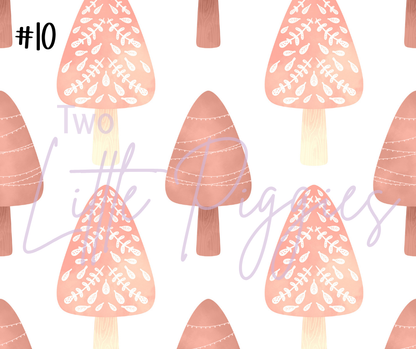 Printed Vinyl - Rosy Christmas