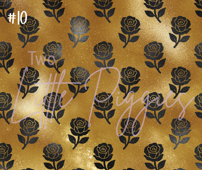 Printed Vinyl - Taurus - Black and Gold