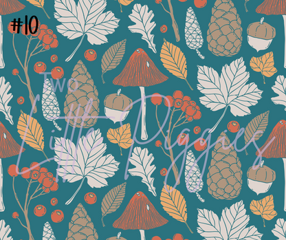 Printed Vinyl - Teal Pumpkin