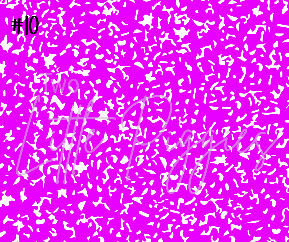 Printed Vinyl - Composition Notebook