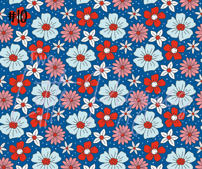 Printed Vinyl - Red, White and Blue Collection