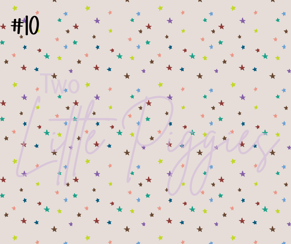 Printed Vinyl - Colorful Crosses