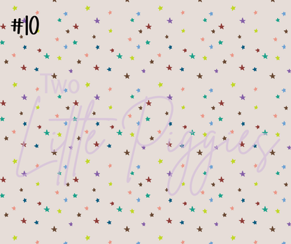 Printed Vinyl - Colorful Crosses