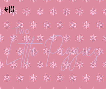 Printed Vinyl - Peppermint Holiday