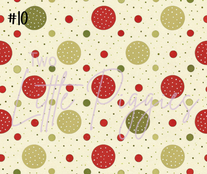 Printed Vinyl - Traditional Christmas