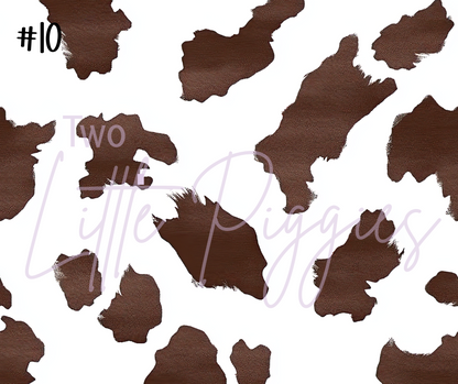 Printed Vinyl - Cowhide Collection