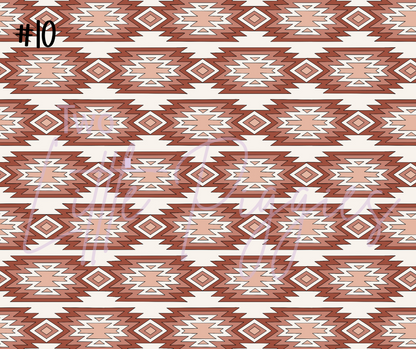 Printed Vinyl - Western Pattern 1 Collection