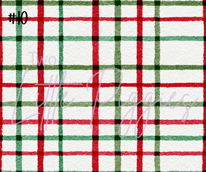 Printed Vinyl - Hand Drawn Christmas