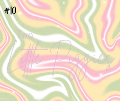 Printed Vinyl - Pastel Ink Spill