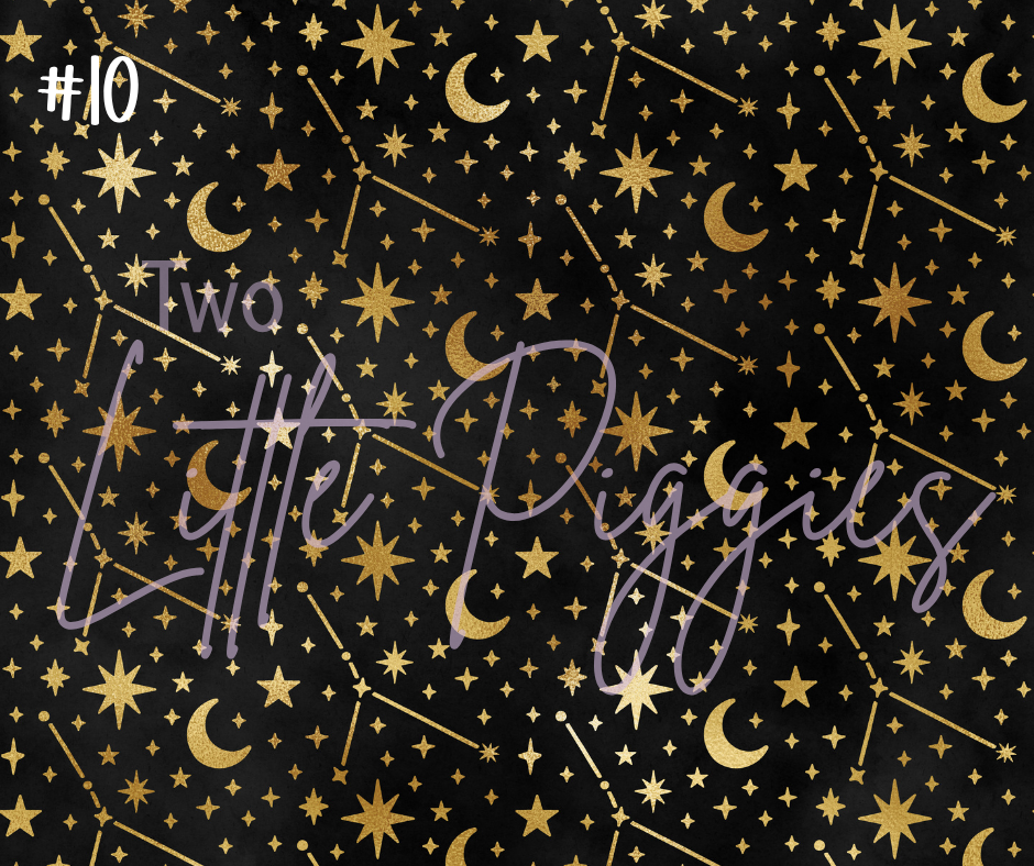 Printed Vinyl - Cancer - Black and Gold