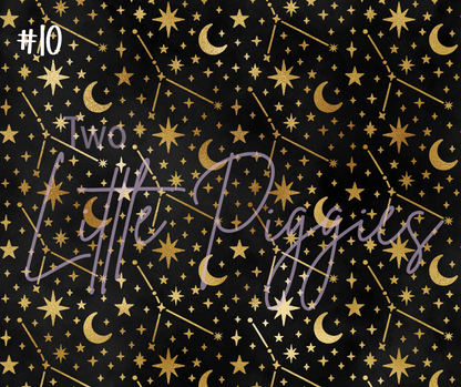 Printed Vinyl - Cancer - Black and Gold