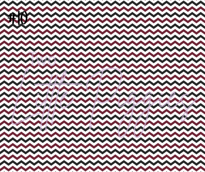 Printed Vinyl - Cheer - Burgundy, White and Black