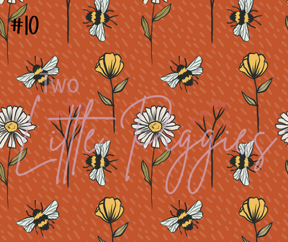 Printed Vinyl - Rustic Meadow