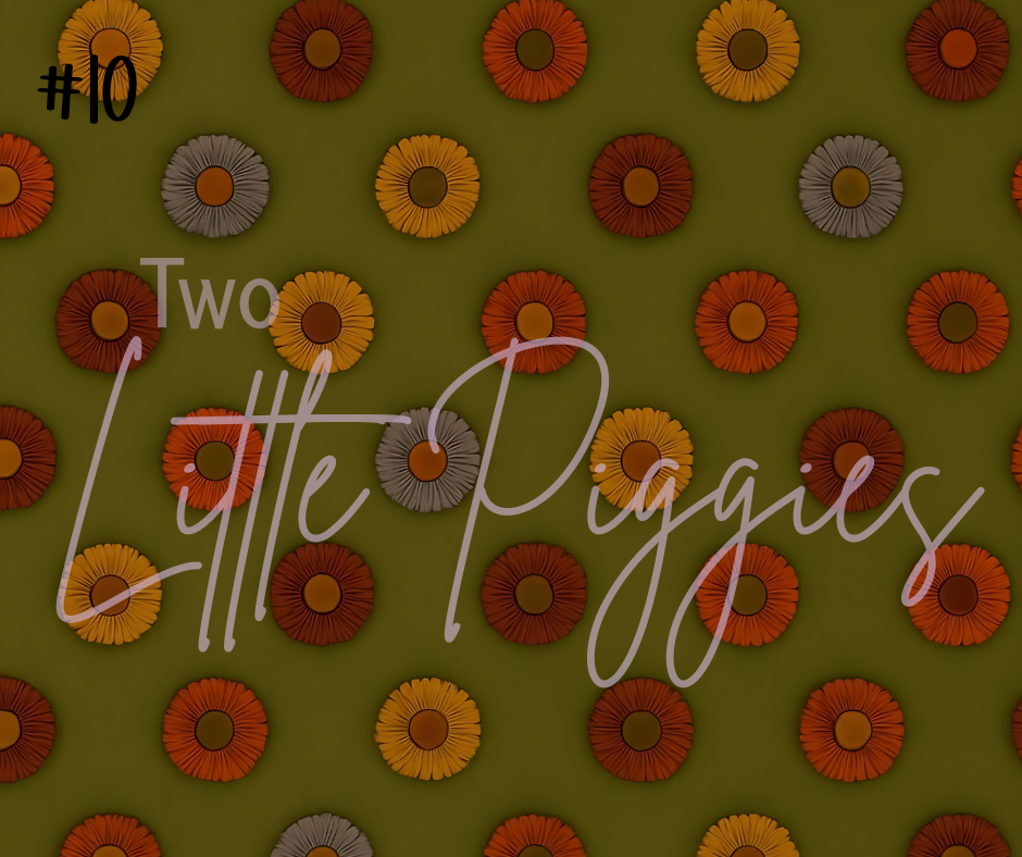 Printed Vinyl - Burgundy Fall Floral